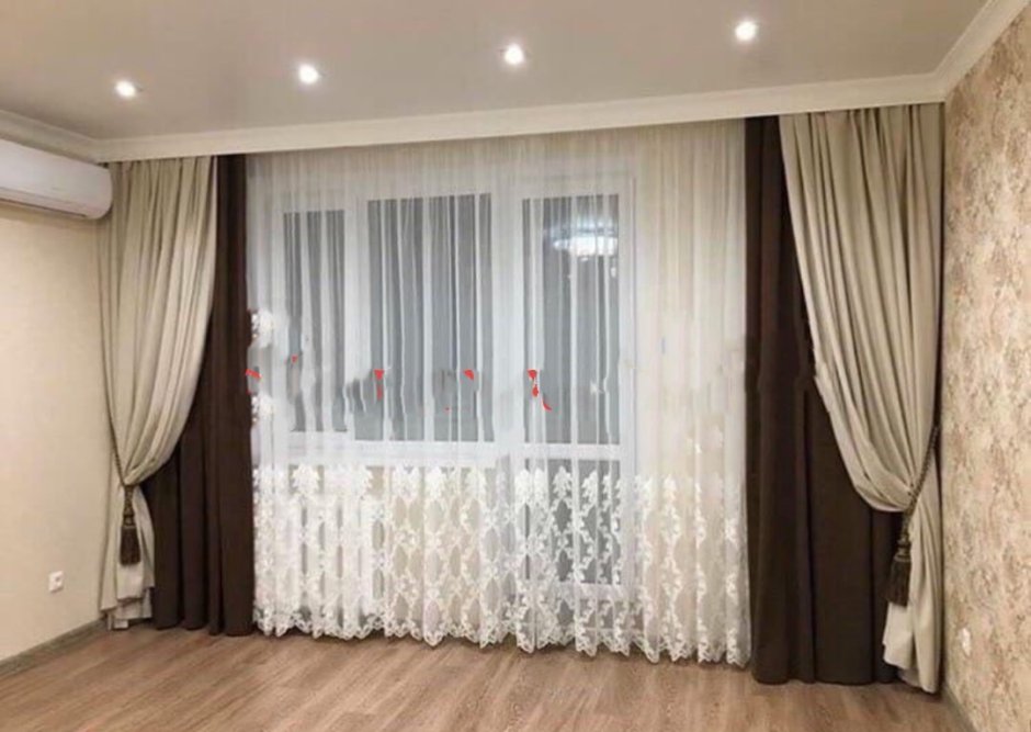 Шторы в гостиную в современном стиле