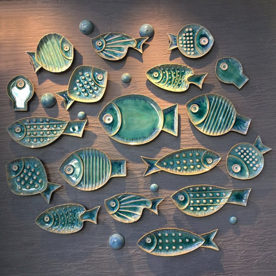 Декоративная плитка рыба