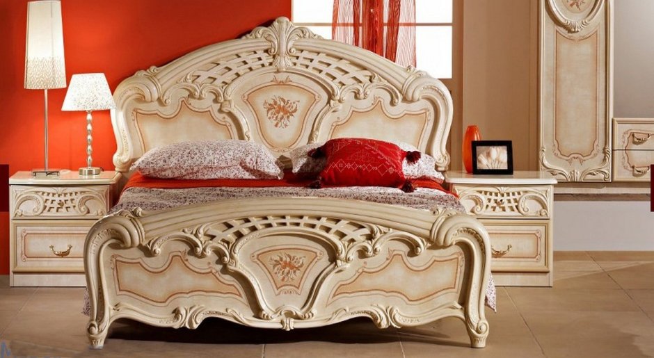 Спальня роза беж диа мебель