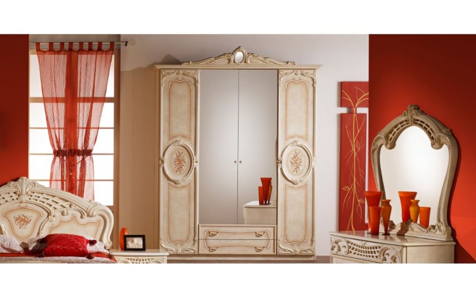 Кровать роза беж Интердизайн