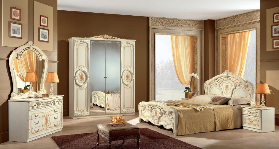 Шкаф 6 дв роза Интердизайн