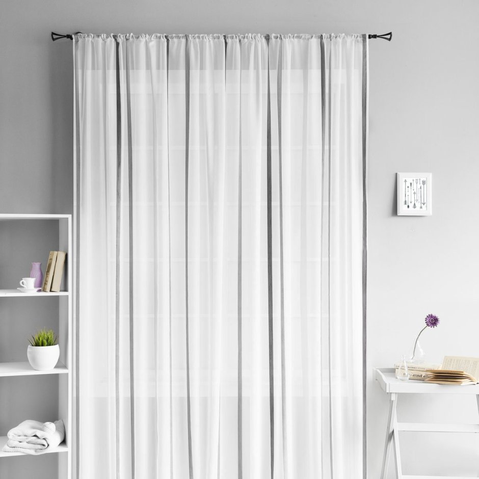 Тюль "Алекса серый", 300*280 см (ml-101637)