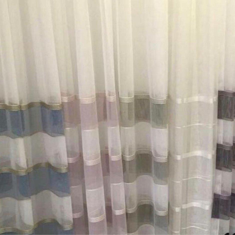 Льняная тюль