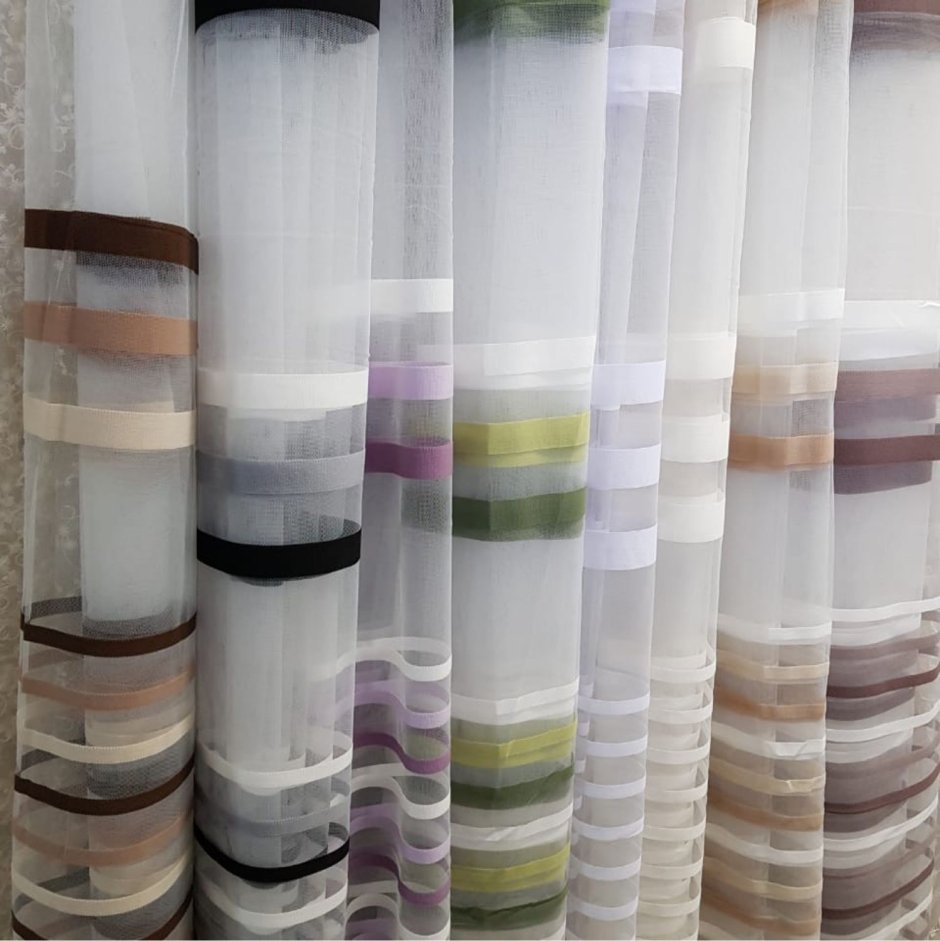 Тюль в полосочку