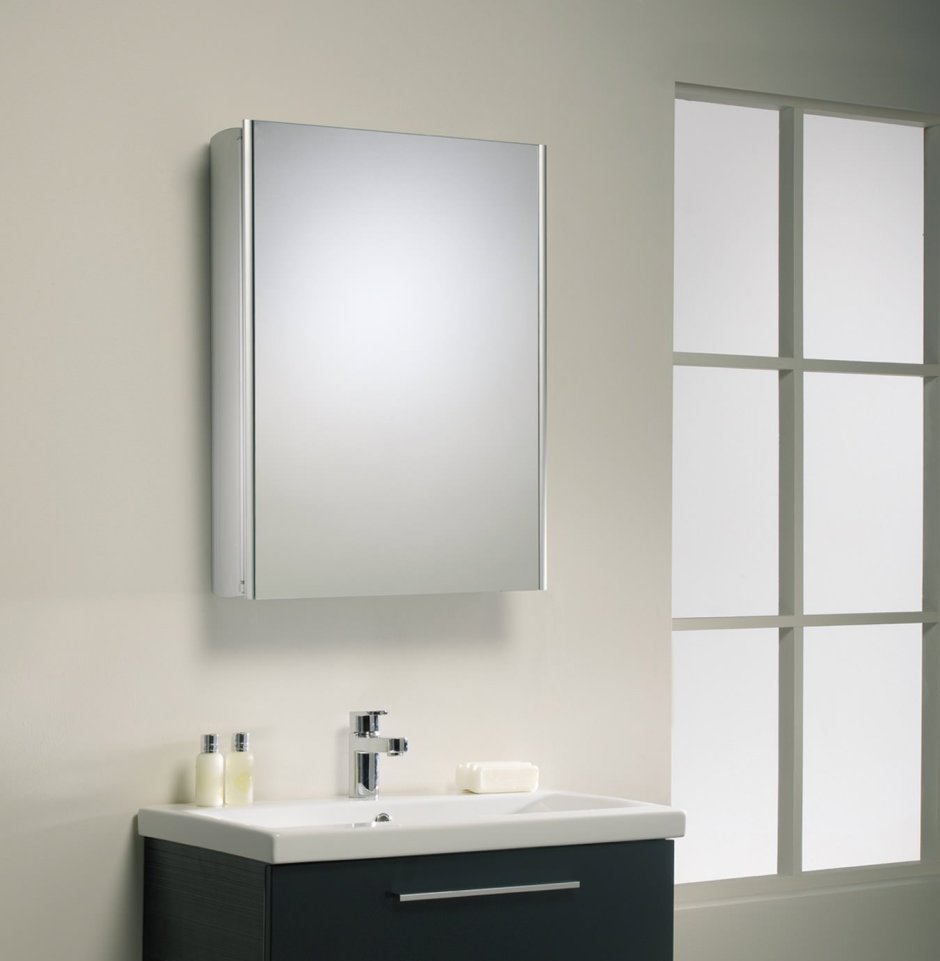 Зеркальный шкаф в ванную