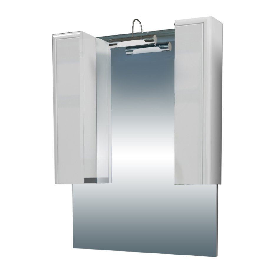 Шкаф зеркальный Ingenium Eunice 60 Eun 600.11 белый глянец
