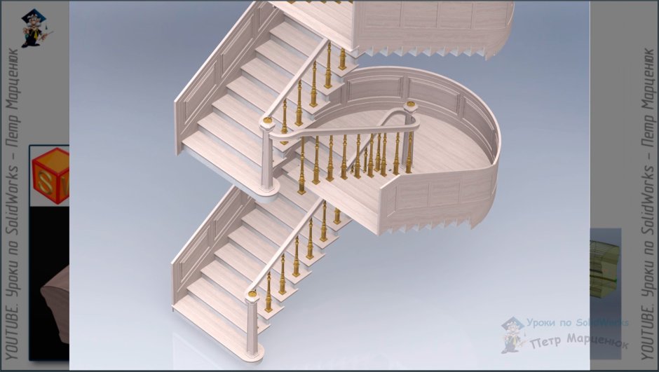 Винтовая лестница в архикад 21