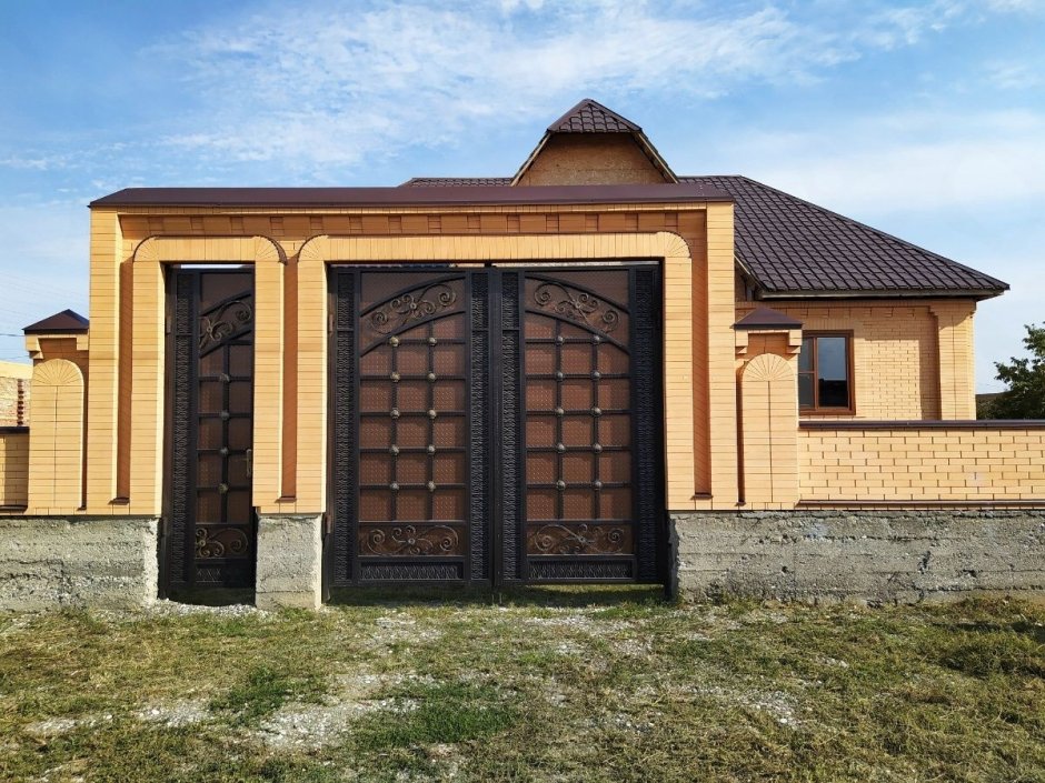 Чеченский одноэтажный дом в Грозном