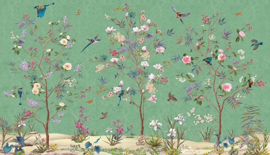 Фрески Китайщина Шинуазри