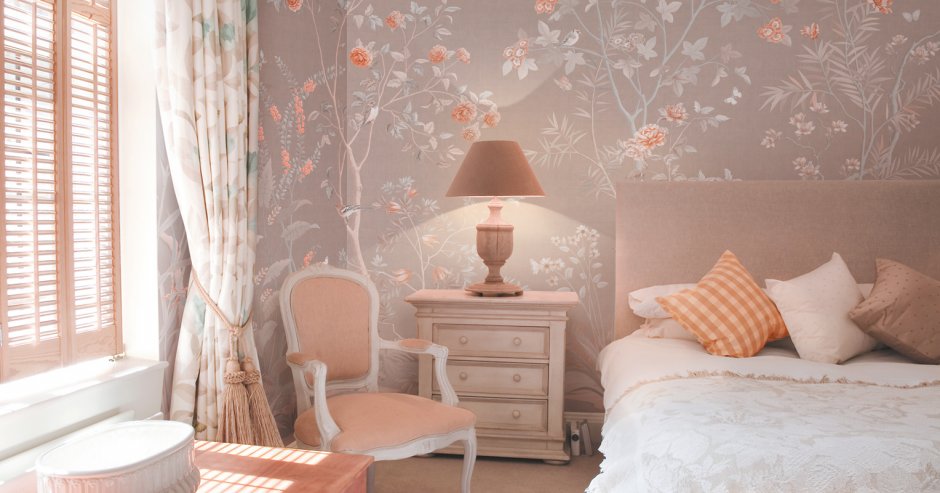 Обои компаньоны персикового цвета