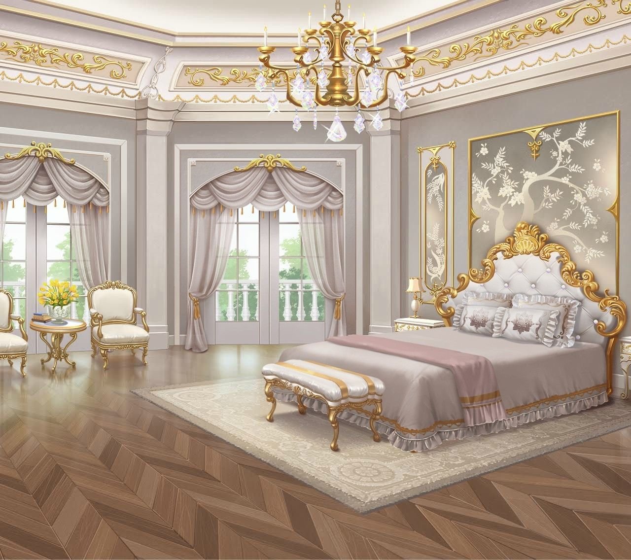 Тайна спальня принцессы. Королевская спальня Роял. Комната в королевском стиле. Спальня в королевском стиле. Королевская спальня арт.