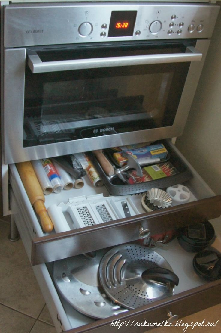 Ящик под плиту и духовой шкаф