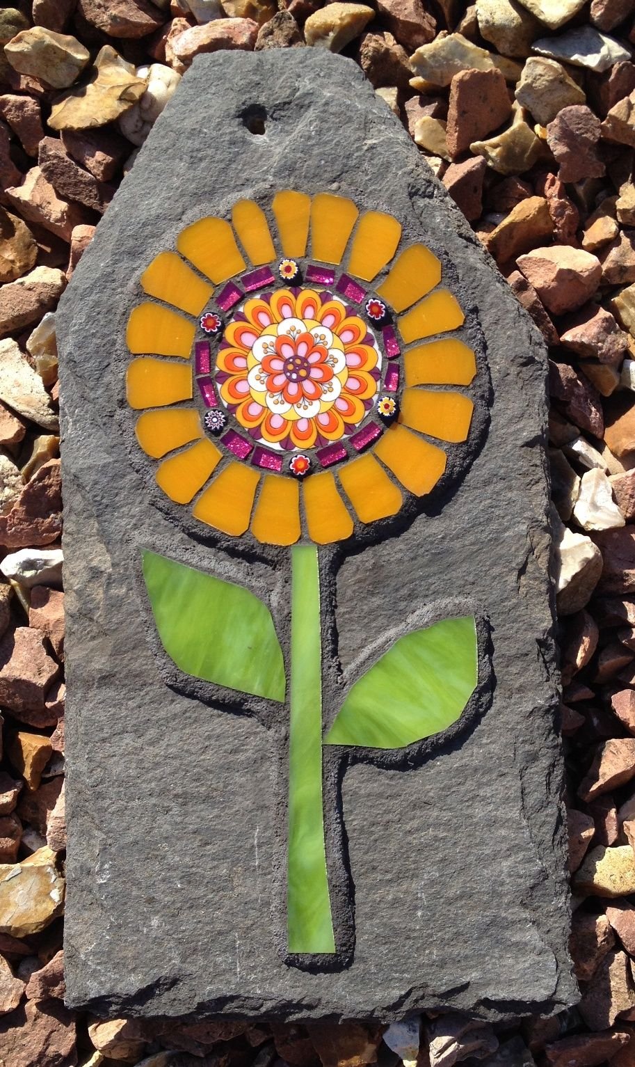 Каменный цветок мозаика