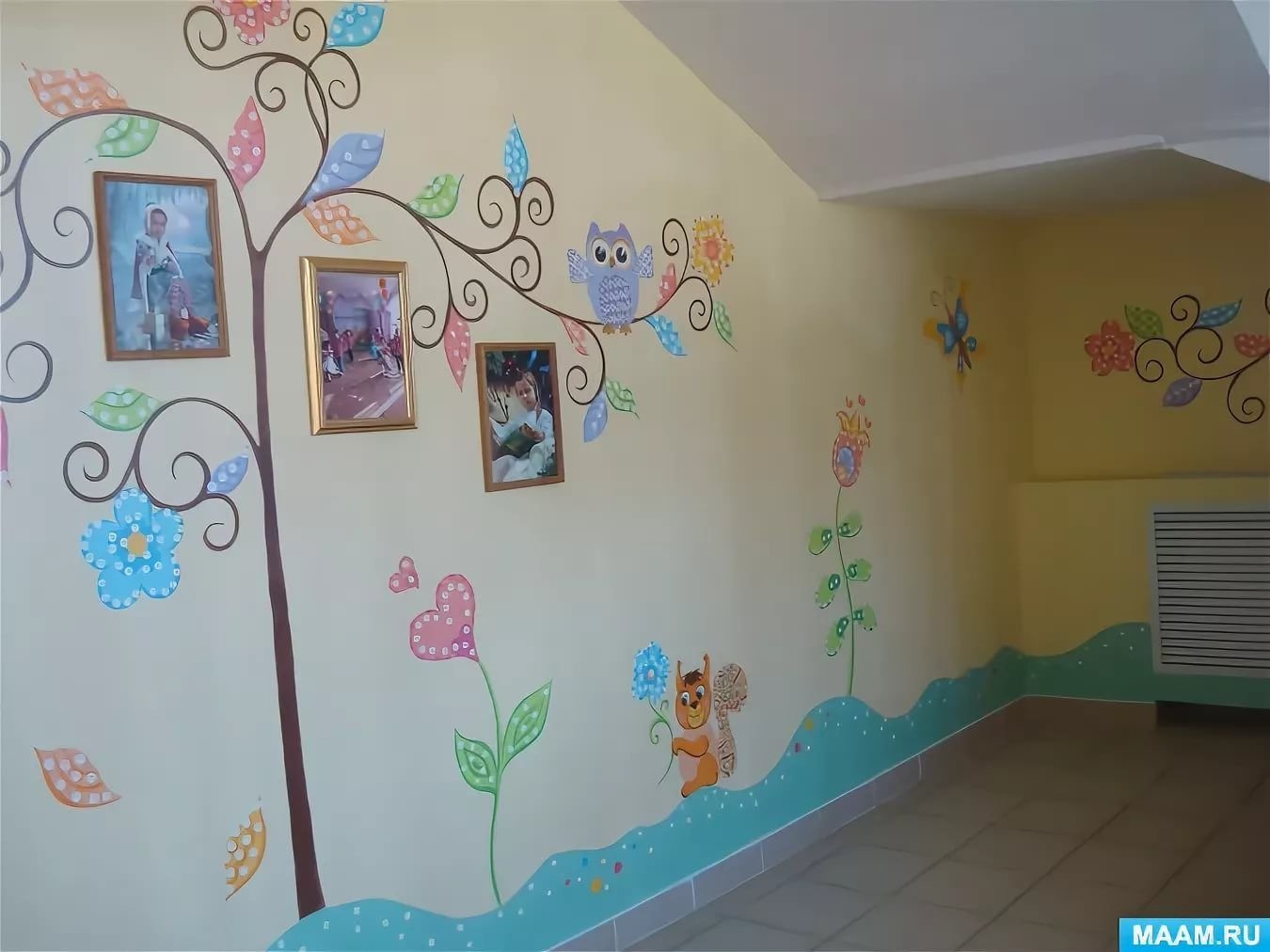 Оформление группы стены. Украшение стен в ДОУ. Украшение коридора в детском саду. Украсить стену в детском саду. Украшение стены детский сад коридор.