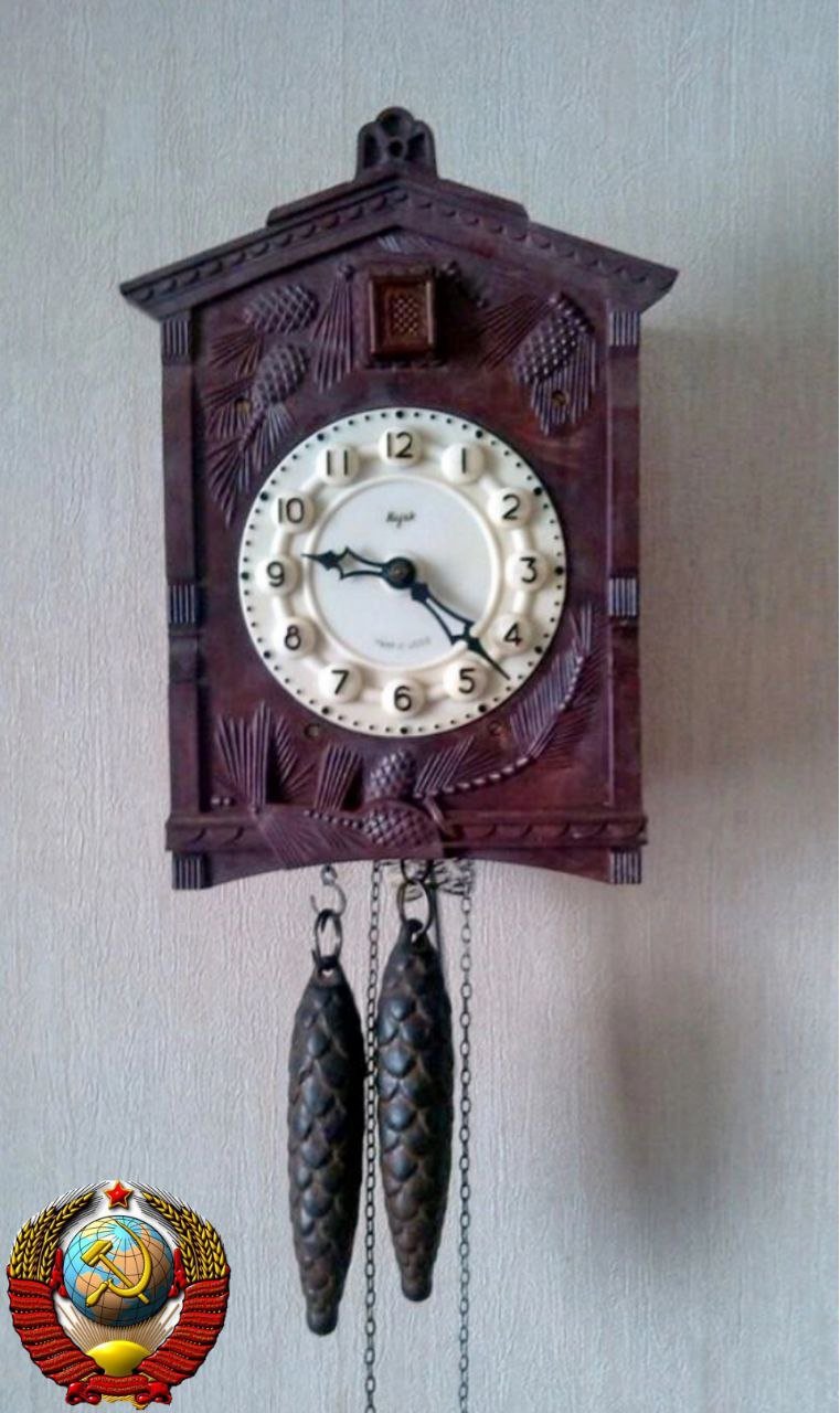 Часы с кукушкой часовой Сердобский часовой завод