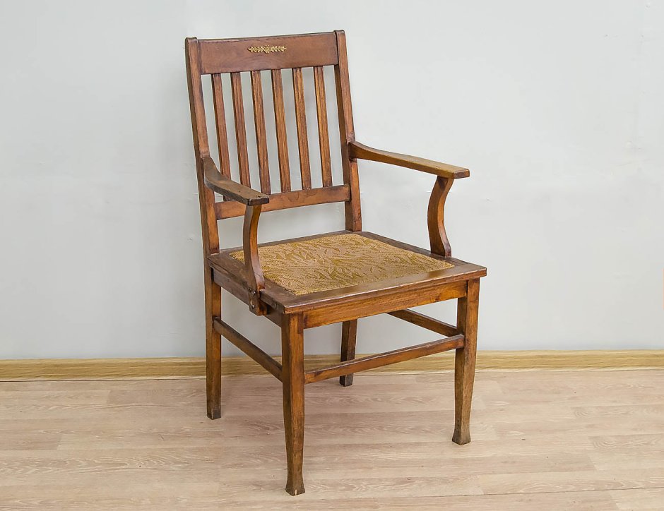 Венский стул кресло с подлокотниками деревянный