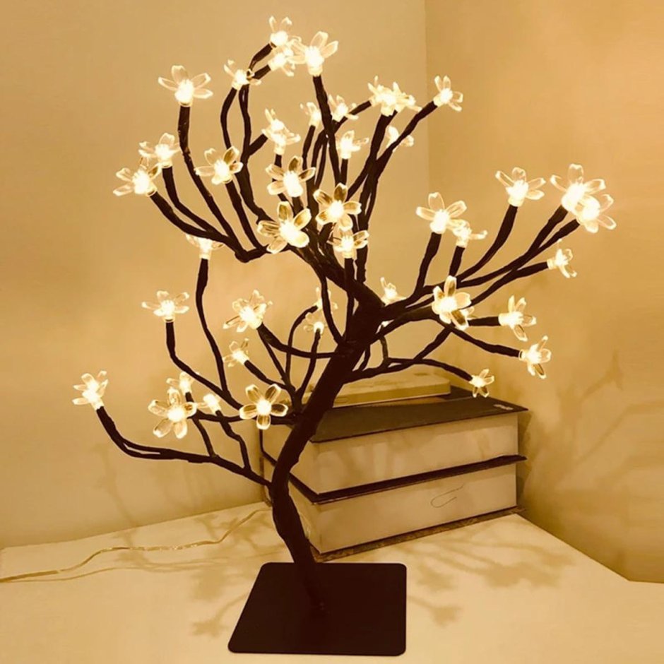Светильник светодиодный дерево