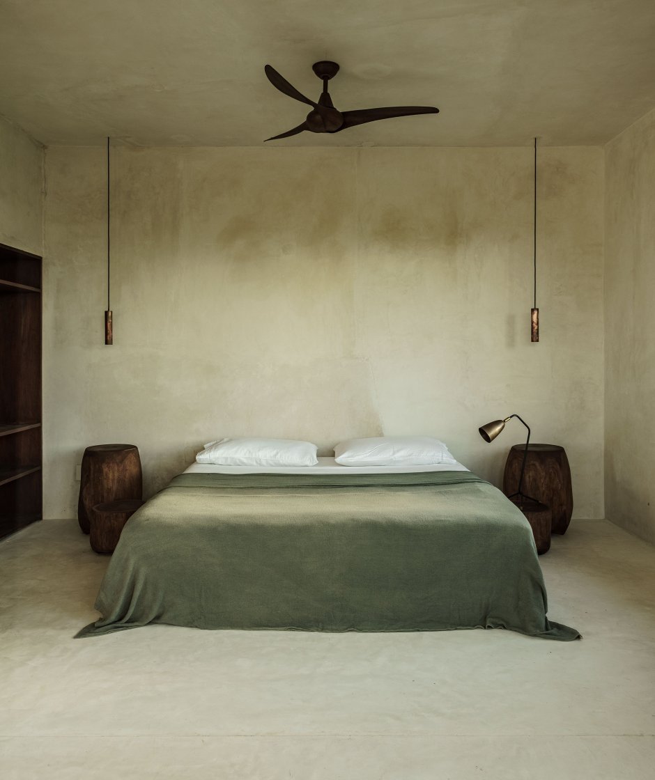 Спальня в стиле Ваби Саби