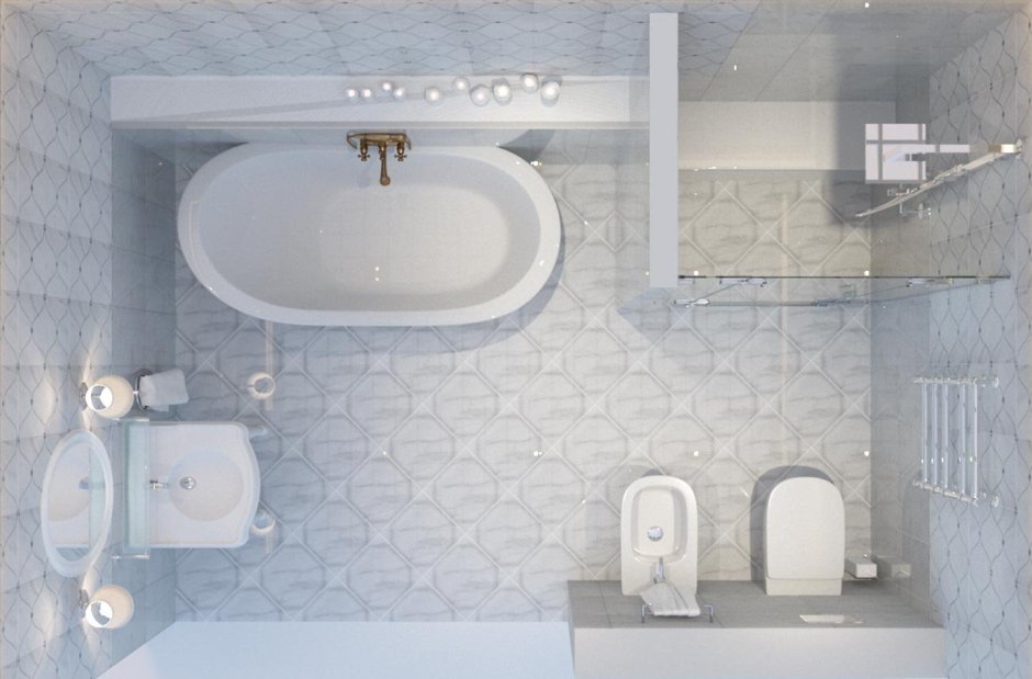 Проект ванной комнаты Леруа Мерлен