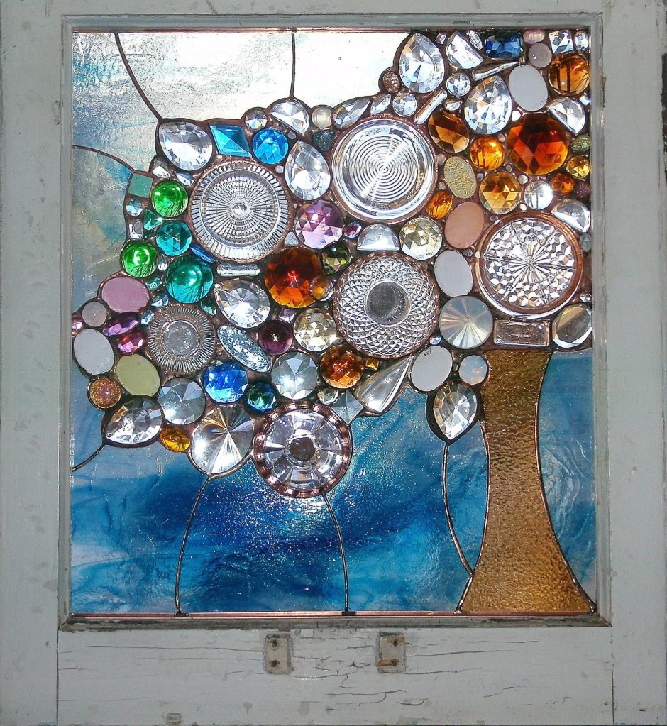 Мозаика из морских стеклышек