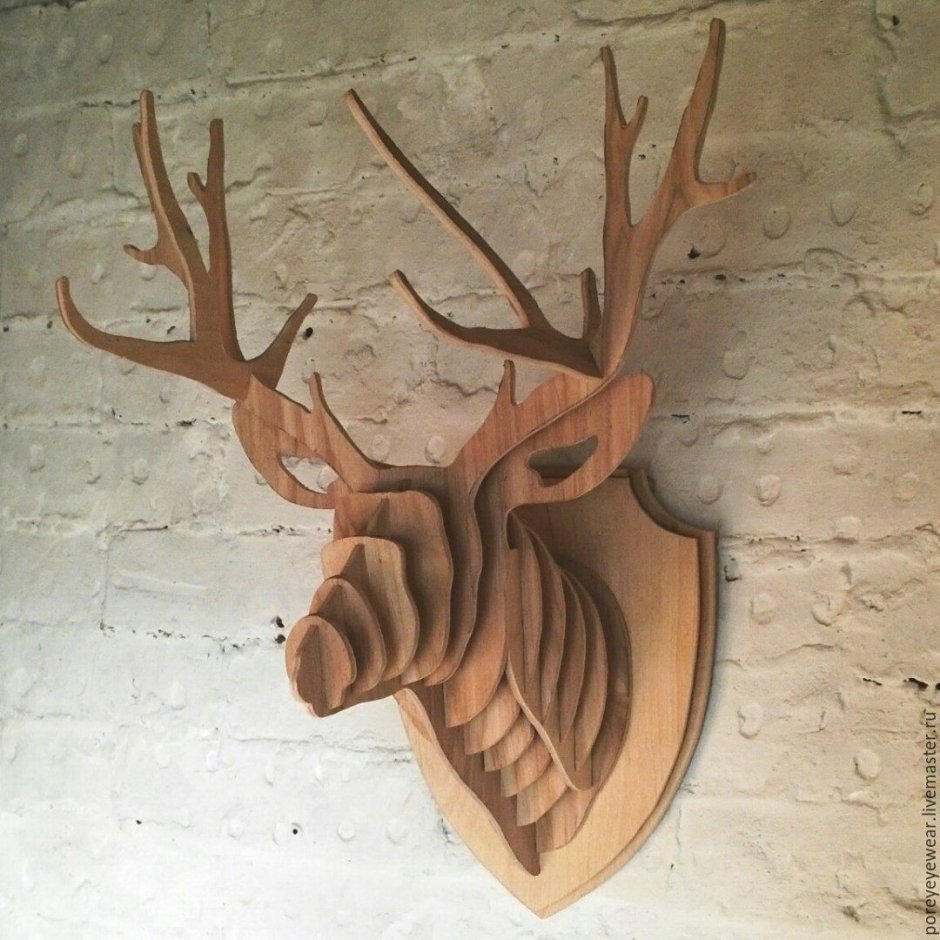 Декоративные рога на стену