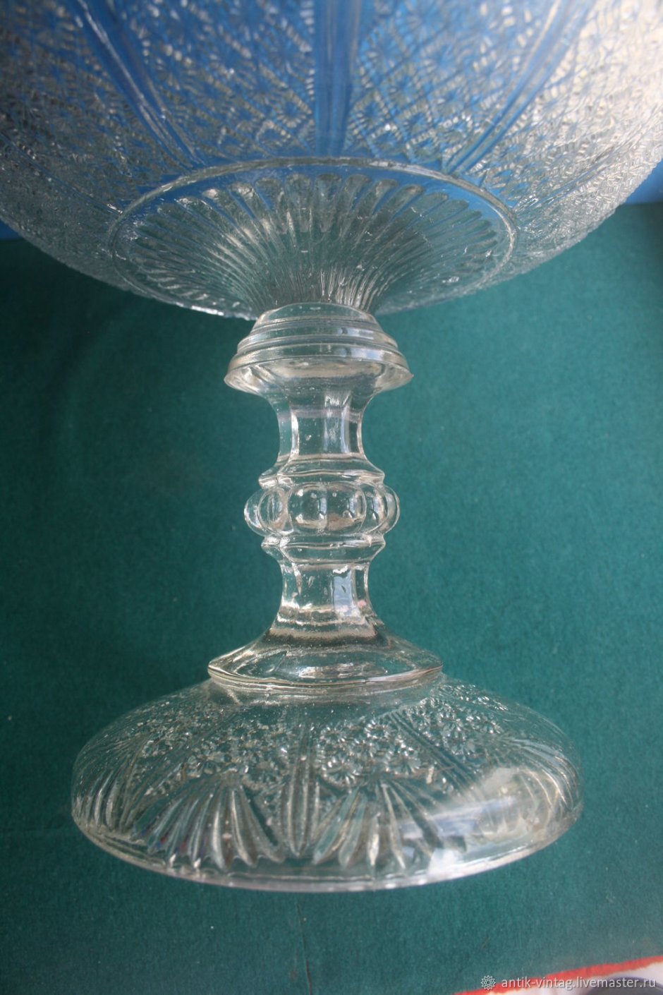 Антикварная ваза стек мураноло