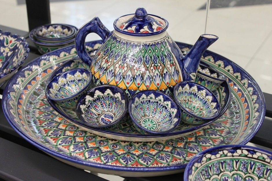 Узбекистан керамика Риштан