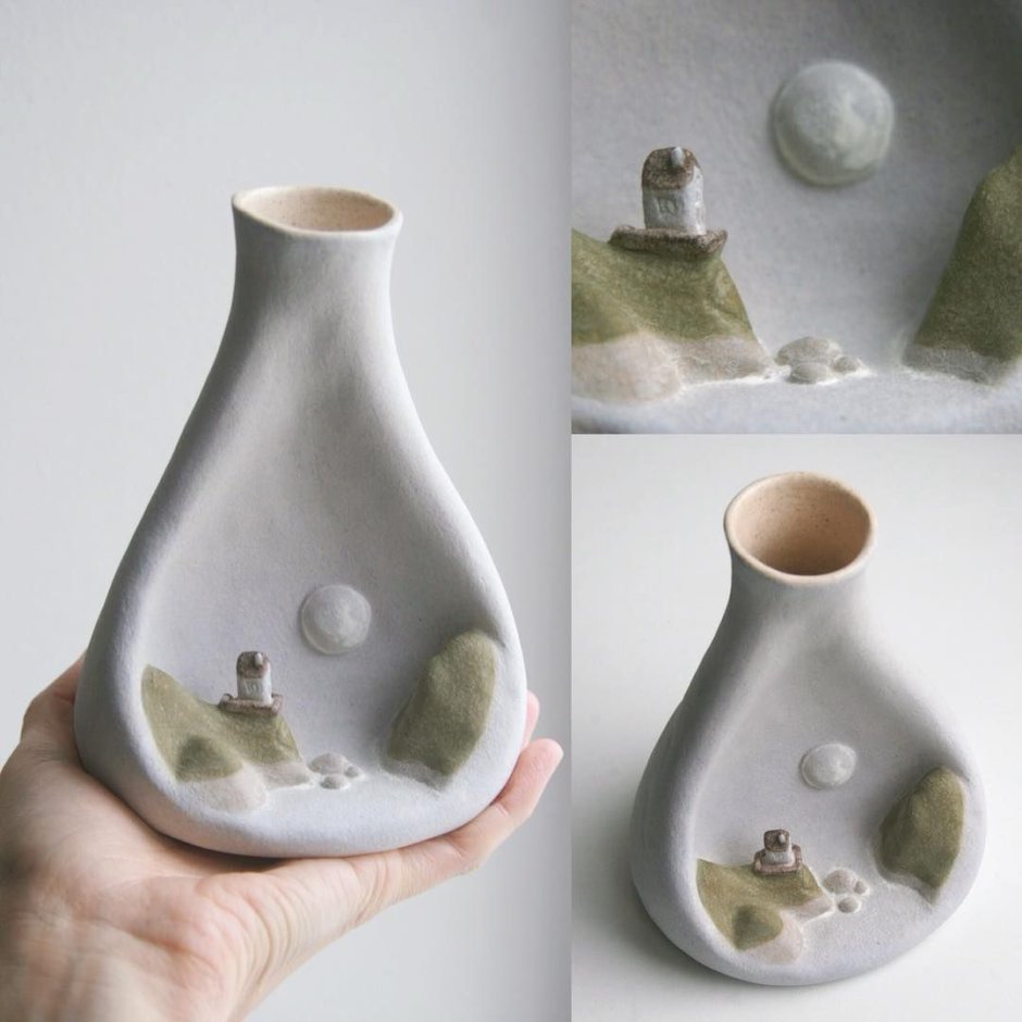 Авторские глиняные вазы из глины