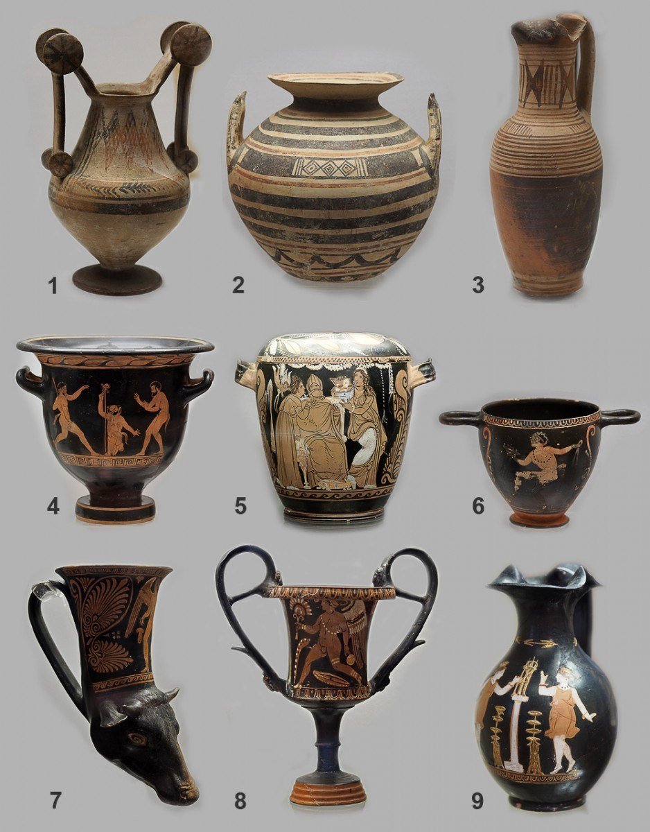 Керамическая посуда древних греков в Херсонесе