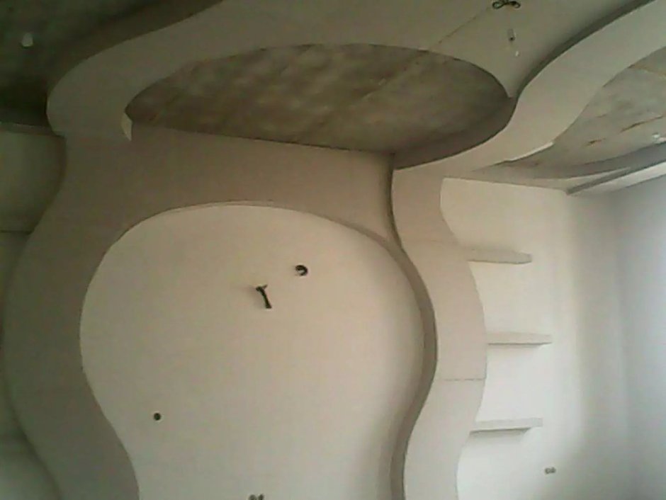 Фигурные потолки и стены из гипсокартона