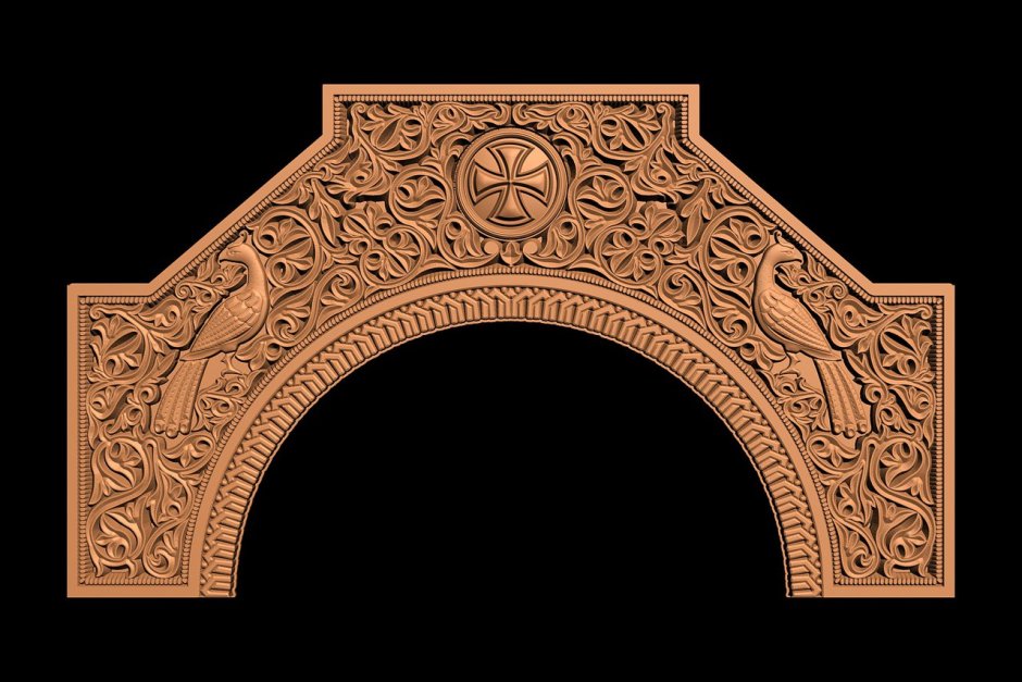 Византийский орнамент арка
