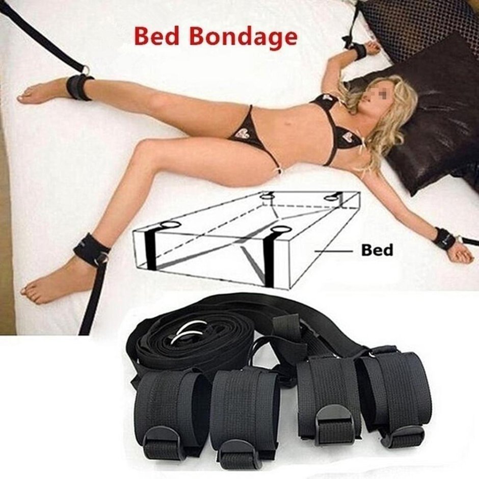 Набор для привязывания к кровати