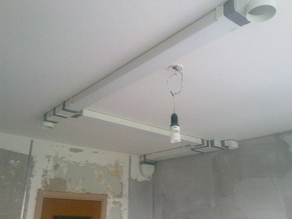 Вытяжка и вентиляция в натяжном потолке