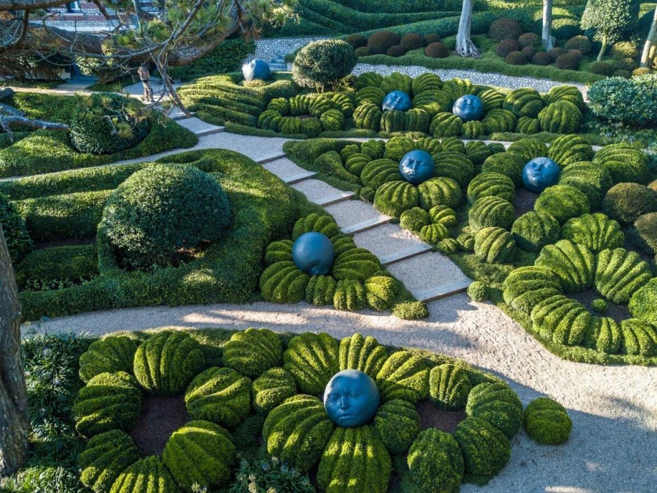 Сад les Jardins d’Etretat (Франция)
