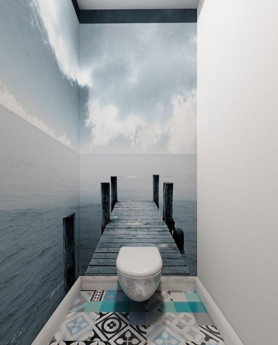 Креативный туалет в квартире