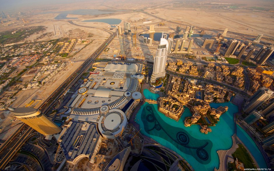 Dubai вид сверху