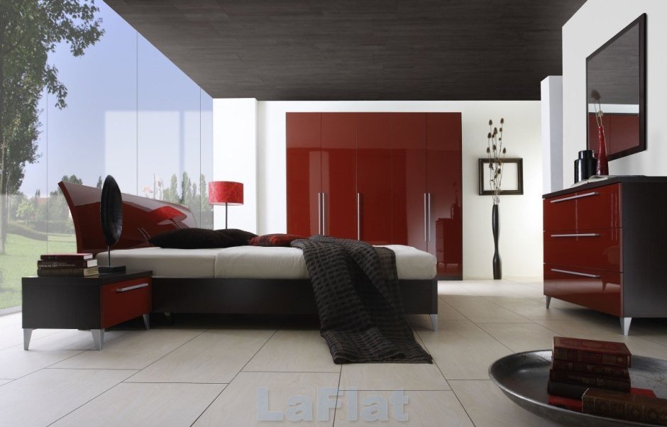 Дизайнерская мебель в черно Красном стиле