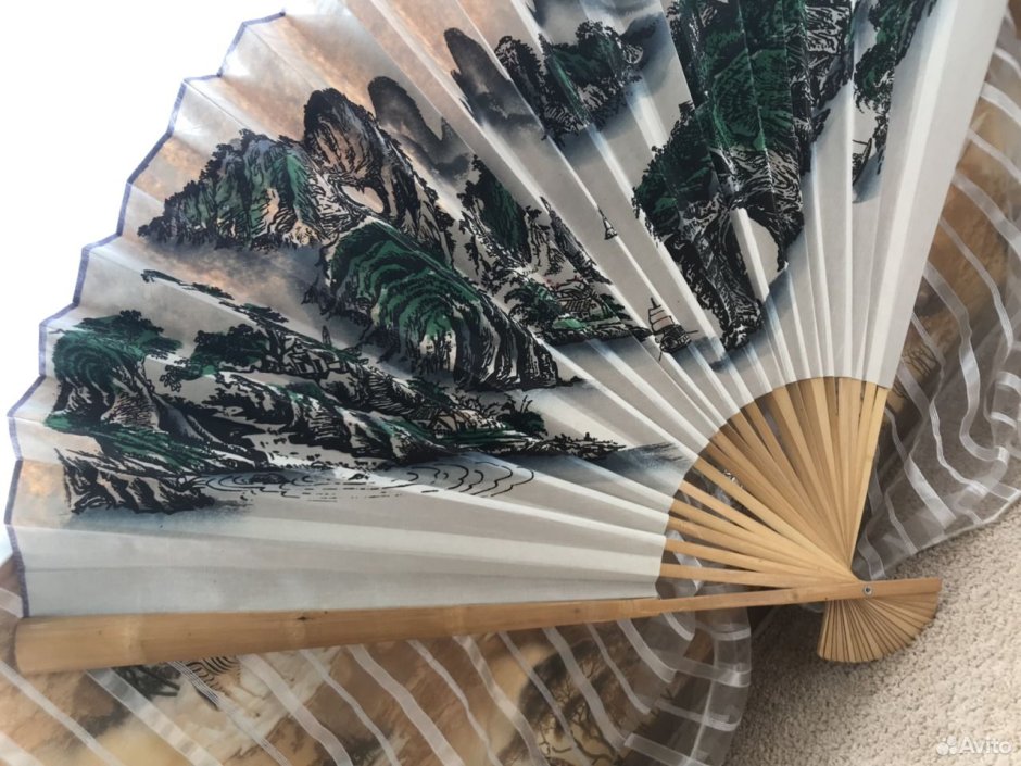 Японский веер своими руками из бумаги большой на стену