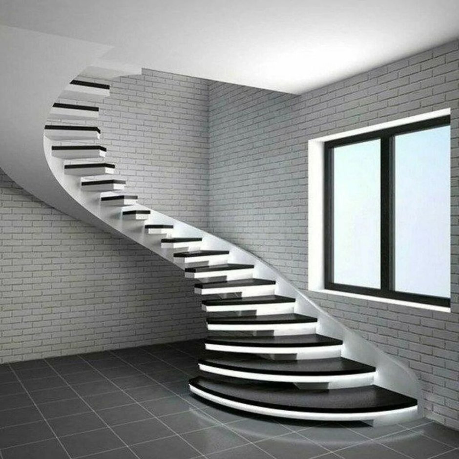 Монолитная лестница монокосоур