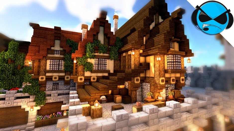 Minecraft large Medieval House