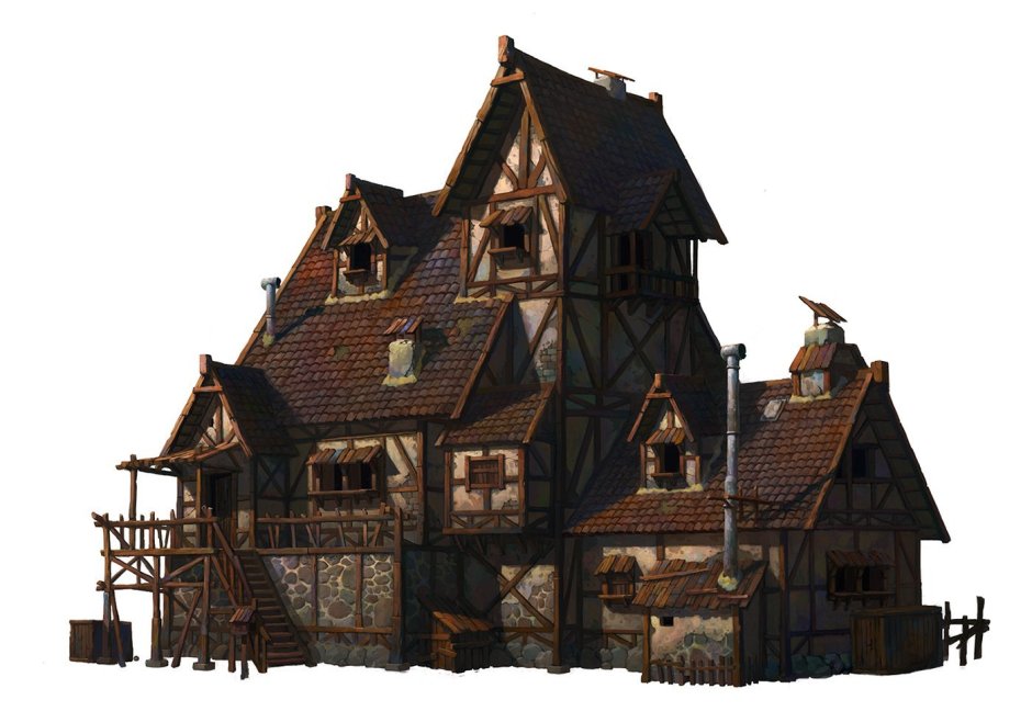 Средневековый домик