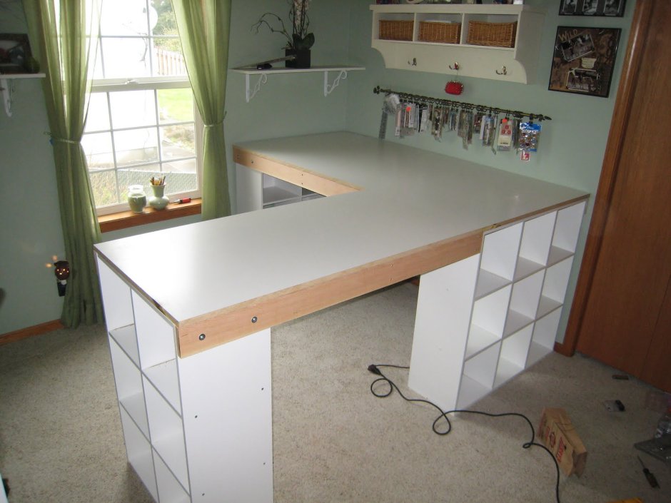 Самодельный письменный стол