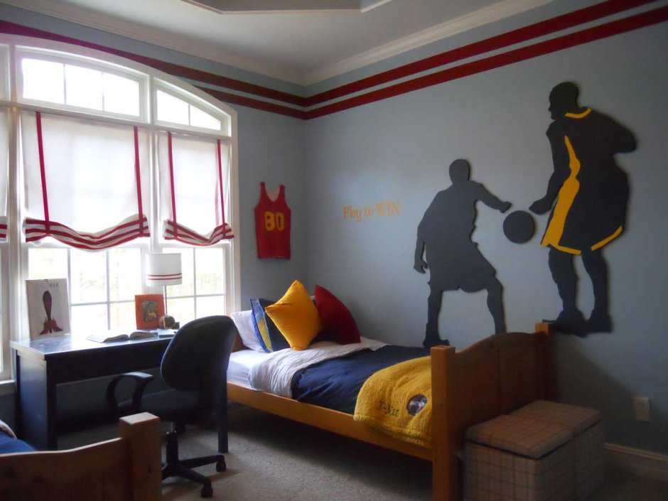 Комната для подростка в спортивном стиле